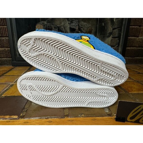 Youth 5 Adidas x The Simpsons Superstar Marge Blue Lifestyle Sneakers GX1774 - Picture 8 of 9